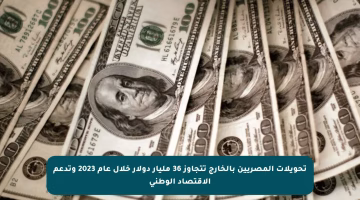تحويلات المصريين بالخارج تتجاوز 36 مليار دولار خلال عام 2023 وتدعم الاقتصاد الوطني
